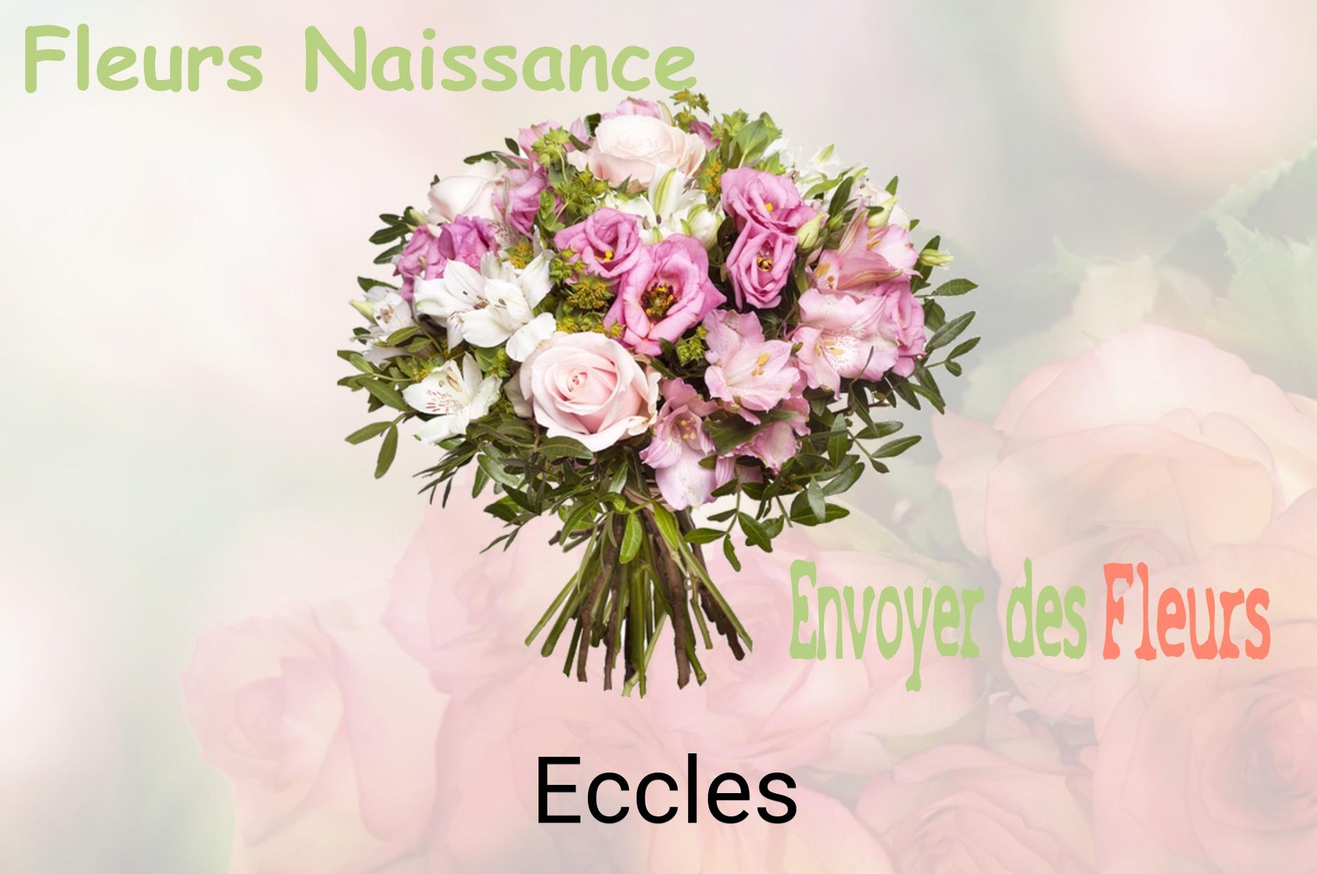 Bouquet de fleurs de naissance livré à Eccles